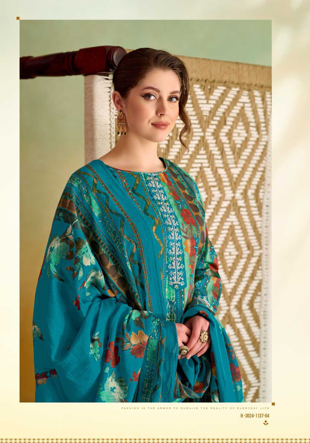 Alok Sitara Night Cotton Salwar Suit Catalog 6 Pcs (12) Alok Sitara Night Cotton Salwar Suit Catalog 6 Pcs - Image 13