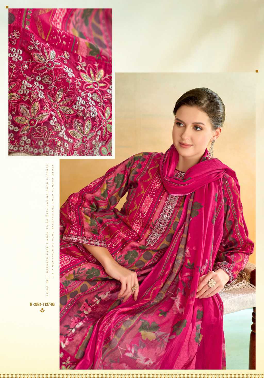 Alok Sitara Night Cotton Salwar Suit Catalog 6 Pcs (15) Alok Sitara Night Cotton Salwar Suit Catalog 6 Pcs - Image 16
