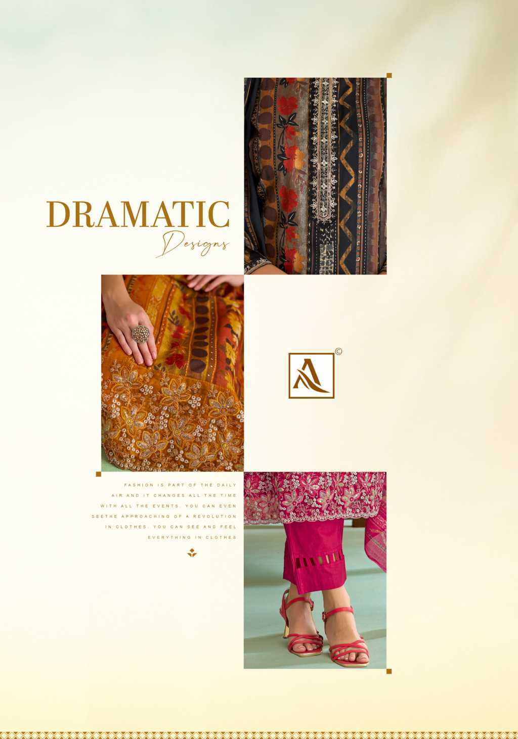 Alok Sitara Night Cotton Salwar Suit Catalog 6 Pcs (7) Alok Sitara Night Cotton Salwar Suit Catalog 6 Pcs - Image 8