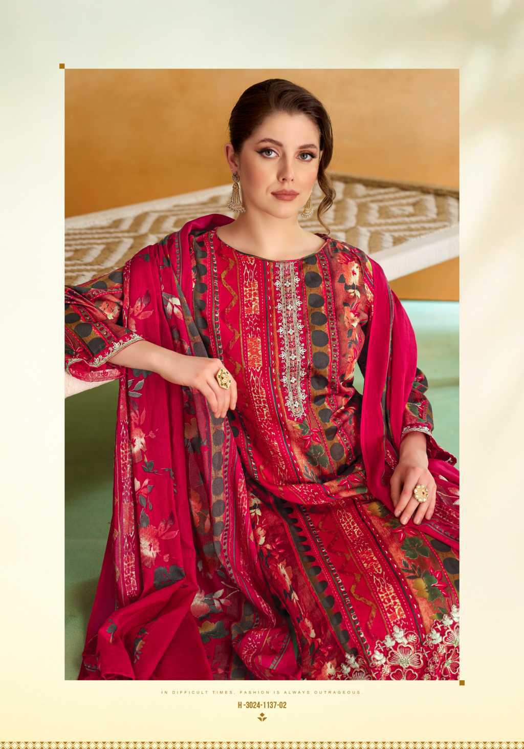 Alok Sitara Night Cotton Salwar Suit Catalog 6 Pcs (8) Alok Sitara Night Cotton Salwar Suit Catalog 6 Pcs - Image 9