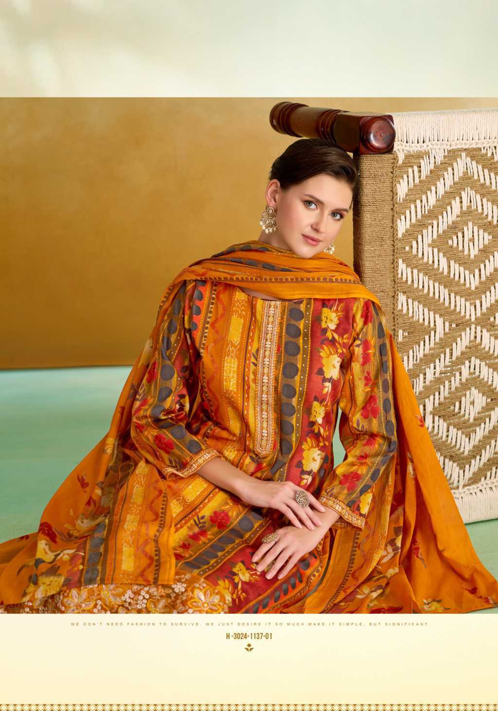 Alok Sitara Night Cotton Salwar Suit Catalog 6 Pcs (9) Alok Sitara Night Cotton Salwar Suit Catalog 6 Pcs - Image 10