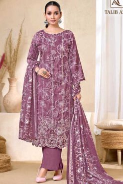 Alok Talib Aziz Cotton Salwar Suit Catalog 6 Pcs