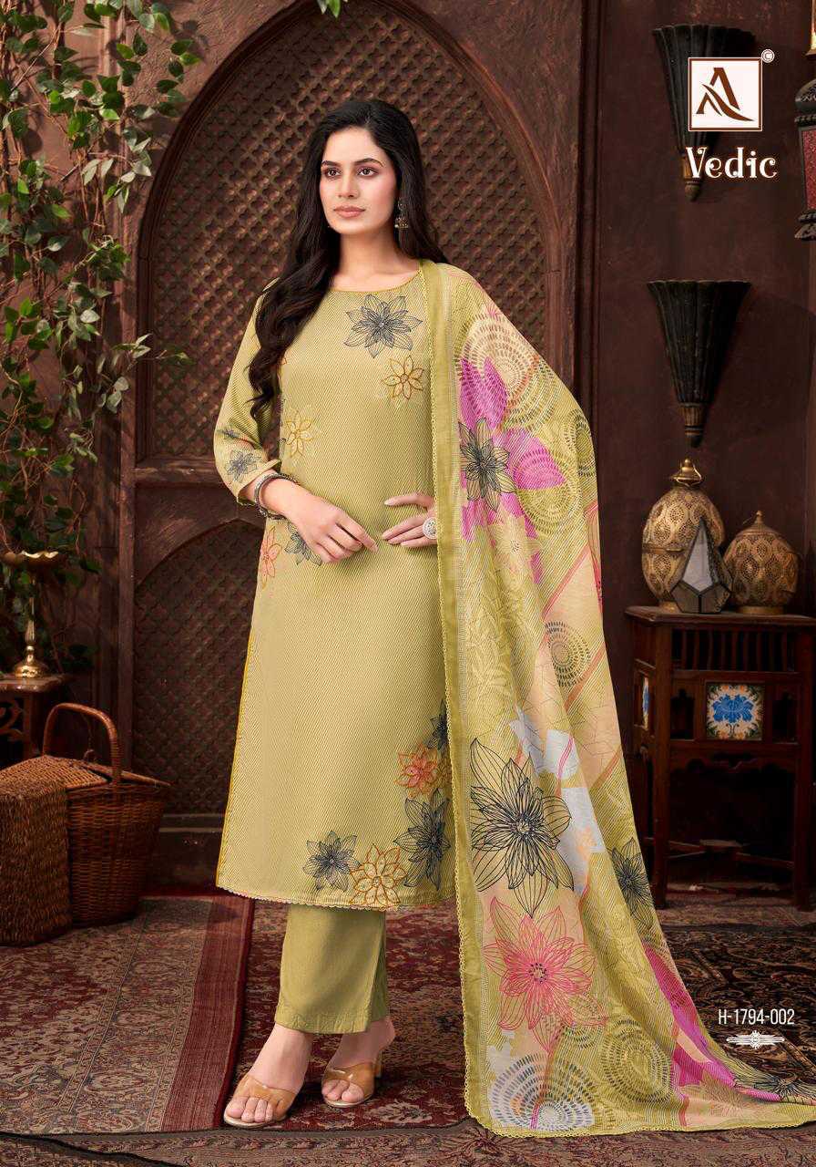 Alok Vedic Cotton Salwar Suit Catalog 4 Pcs (1) Alok Vedic Cotton Salwar Suit Catalog 4 Pcs - Image 2