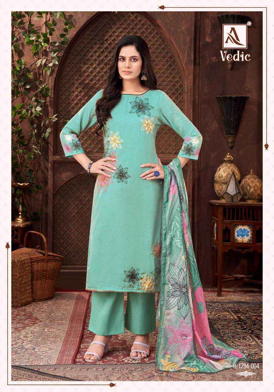 Alok Vedic Cotton Salwar Suit Catalog 4 Pcs (2) Alok Vedic Cotton Salwar Suit Catalog 4 Pcs - Image 3