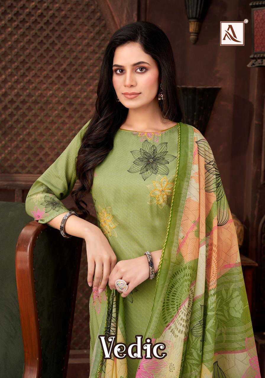 Alok Vedic Cotton Salwar Suit Catalog 4 Pcs (4) Alok Vedic Cotton Salwar Suit Catalog 4 Pcs - Image 5