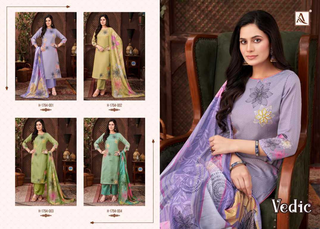 Alok Vedic Cotton Salwar Suit Catalog 4 Pcs (7) Alok Vedic Cotton Salwar Suit Catalog 4 Pcs - Image 8
