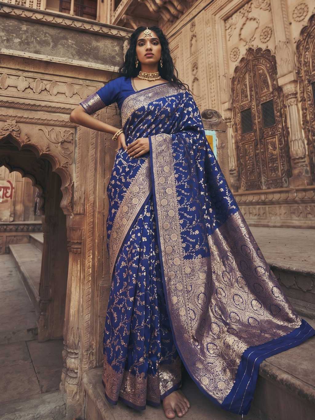 Astita Mandakini Silk Saree Sari Catalog 6 Pcs (1) Astita Mandakini Silk Saree Sari Catalog 6 Pcs - Image 2