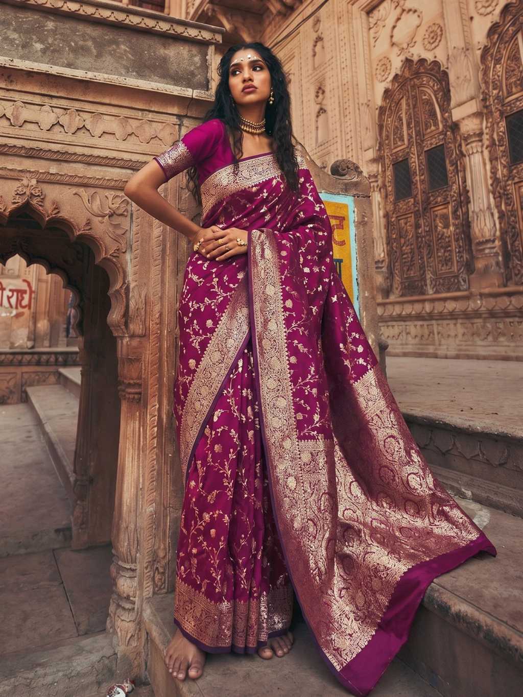 Astita Mandakini Silk Saree Sari Catalog 6 Pcs (4) Astita Mandakini Silk Saree Sari Catalog 6 Pcs - Image 5
