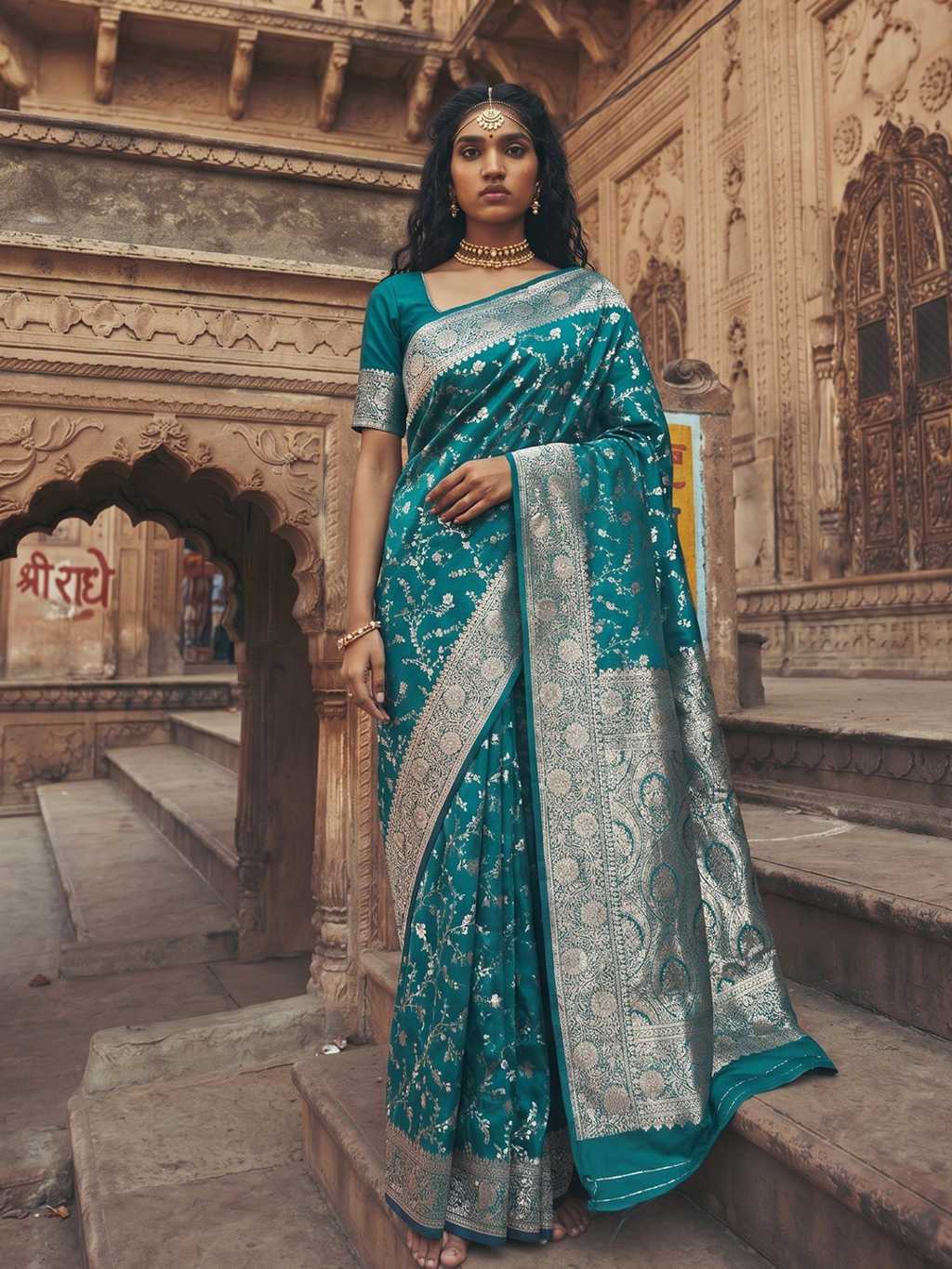 Astita Mandakini Silk Saree Sari Catalog 6 Pcs (6) Astita Mandakini Silk Saree Sari Catalog 6 Pcs - Image 7