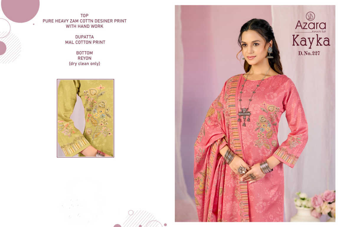 Azara Kayka DN 1227 Cotton Salwar Suit Catalog 4 Pcs (6) Azara Kayka DN 1227 Cotton Salwar Suit Catalog 4 Pcs - Image 7