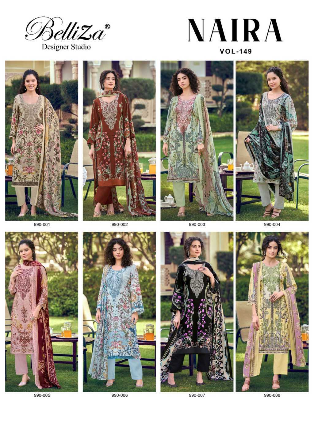 Belliza Naira Vol 149 Cotton Salwar Suit Catalog 8 Pcs (14) Belliza Naira Vol 149 Cotton Salwar Suit Catalog 8 Pcs - Image 15