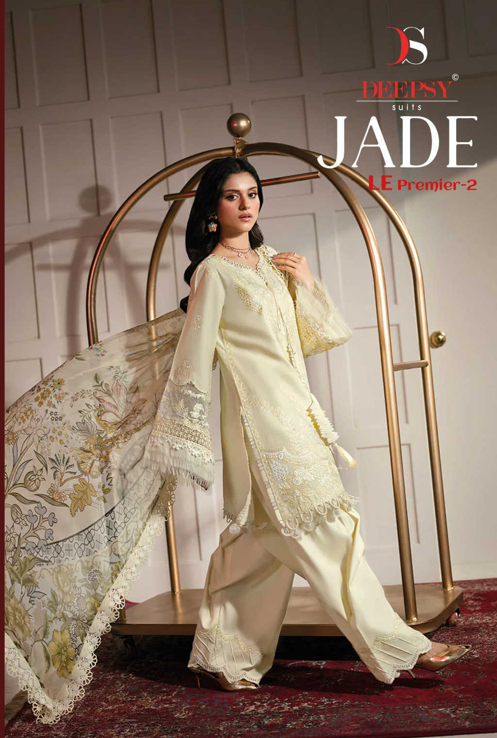 Deepsy Jade Le Premier Vol 2 Chiffon Cotton Salwar Suit Catalog 4 Pcs (3) Deepsy Jade Le Premier Vol 2 Chiffon Cotton Salwar Suit Catalog 4 Pcs - Image 4