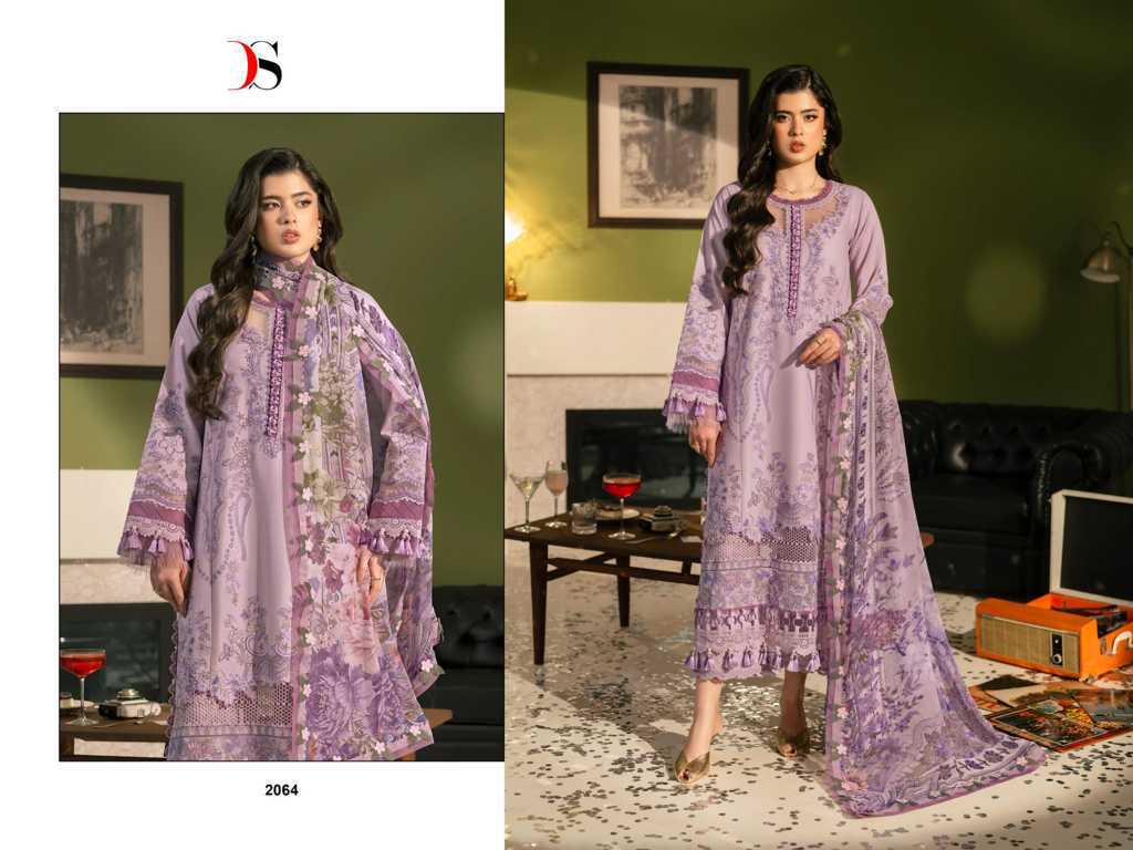 Deepsy Jade Le Premier Vol 2 Chiffon Cotton Salwar Suit Catalog 4 Pcs (7) Deepsy Jade Le Premier Vol 2 Chiffon Cotton Salwar Suit Catalog 4 Pcs - Image 8
