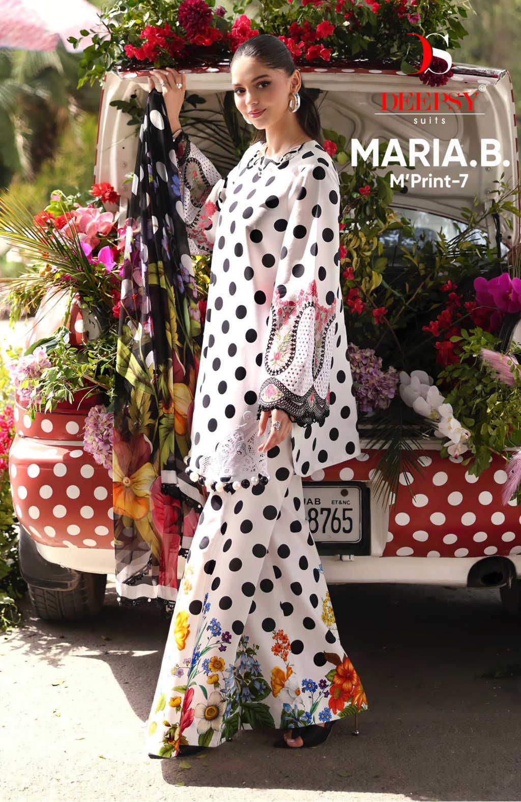 Deepsy Maria B M Print 25 Vol 7 Chiffon Cotton Salwar Suit Catalog 8 Pcs (1) Deepsy Maria B M Print 25 Vol 7 Chiffon Cotton Salwar Suit Catalog 8 Pcs - Image 2