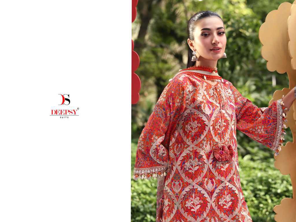 Deepsy Maria B M Print 25 Vol 7 Chiffon Cotton Salwar Suit Catalog 8 Pcs (2) Deepsy Maria B M Print 25 Vol 7 Chiffon Cotton Salwar Suit Catalog 8 Pcs - Image 3
