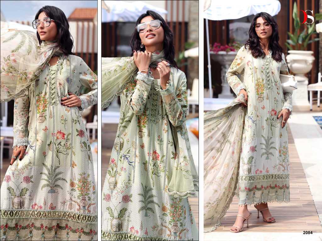 Deepsy Maria B M Print 25 Vol 7 Chiffon Cotton Salwar Suit Catalog 8 Pcs (7) Deepsy Maria B M Print 25 Vol 7 Chiffon Cotton Salwar Suit Catalog 8 Pcs - Image 8