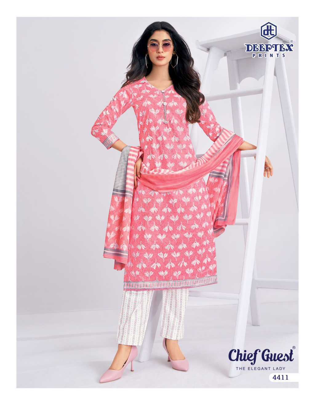 Deeptex Chief Guest Vol 44 Cotton Salwar Suit Catalog 15 Pcs (10) Deeptex Chief Guest Vol 44 Cotton Salwar Suit Catalog 15 Pcs - Image 11