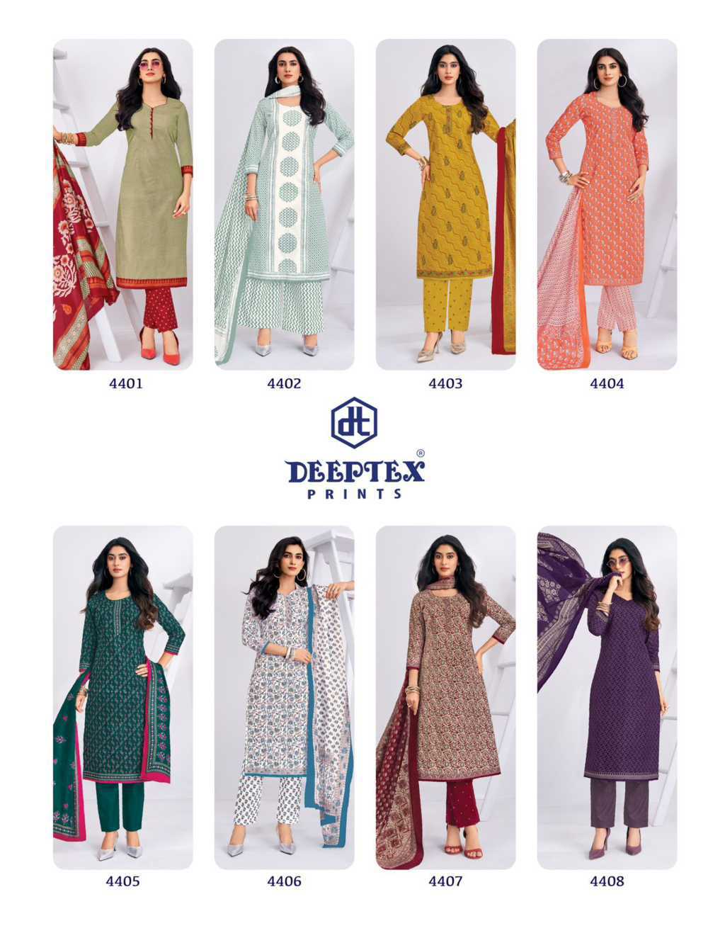 Deeptex Chief Guest Vol 44 Cotton Salwar Suit Catalog 15 Pcs (18) Deeptex Chief Guest Vol 44 Cotton Salwar Suit Catalog 15 Pcs - Image 19