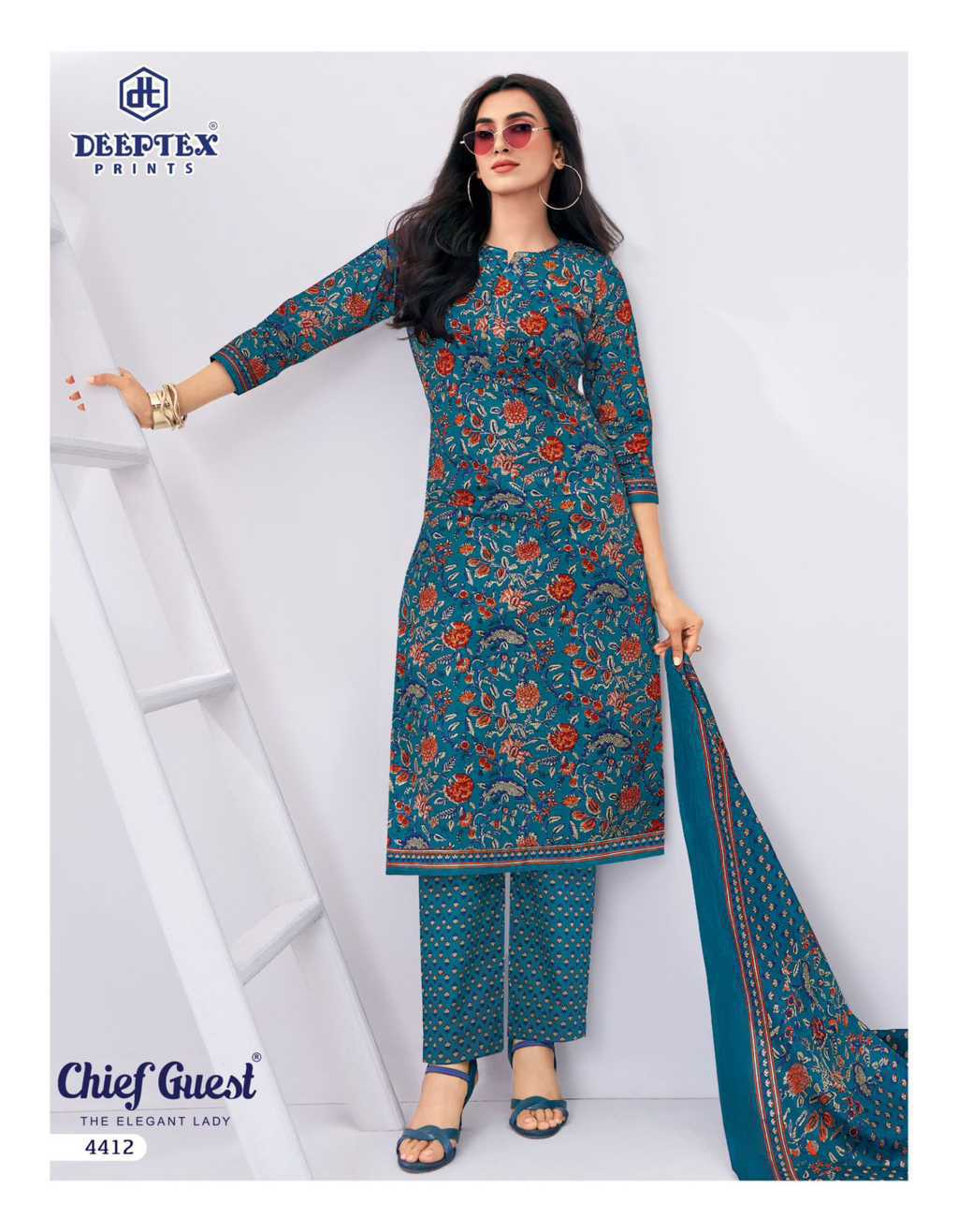 Deeptex Chief Guest Vol 44 Cotton Salwar Suit Catalog 15 Pcs (5) Deeptex Chief Guest Vol 44 Cotton Salwar Suit Catalog 15 Pcs - Image 6