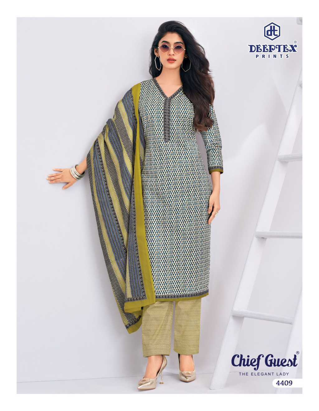 Deeptex Chief Guest Vol 44 Cotton Salwar Suit Catalog 15 Pcs (8) Deeptex Chief Guest Vol 44 Cotton Salwar Suit Catalog 15 Pcs - Image 9