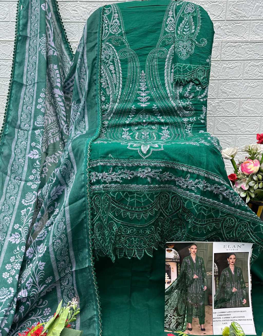 Elan Studio E 33 A-D Cotton Salwar Suit Catalog 4 Pcs (7) Elan Studio E 33 A-D Cotton Salwar Suit Catalog 4 Pcs - Image 8
