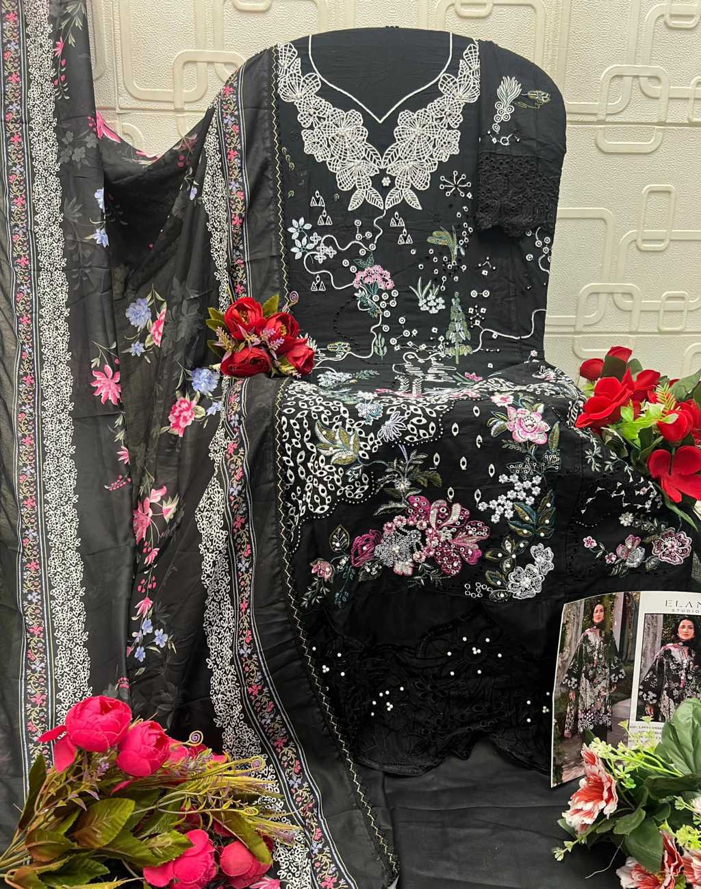 Elan Studio E 43 A-D Cotton Salwar Suit Catalog 4 Pcs (6) Elan Studio E 43 A-D Cotton Salwar Suit Catalog 4 Pcs - Image 7