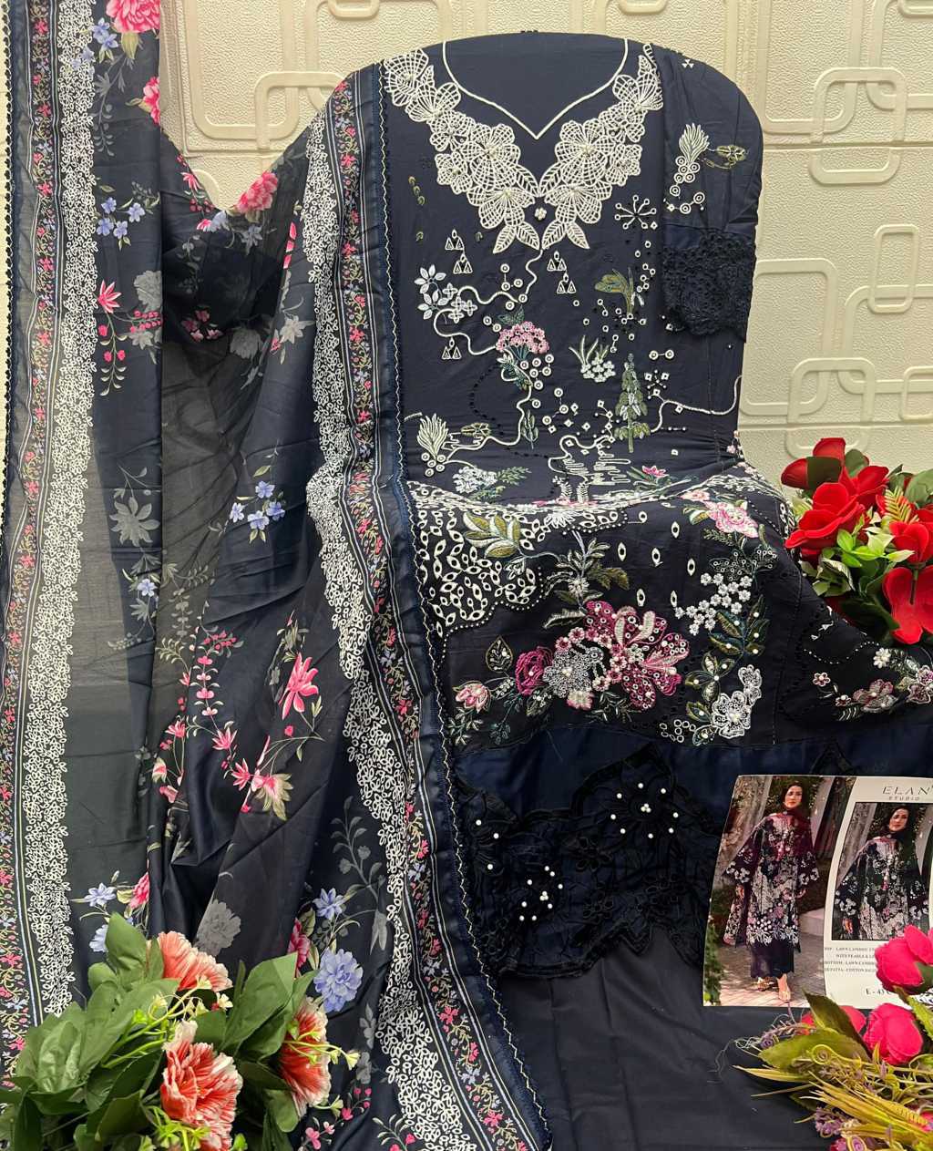 Elan Studio E 43 A-D Cotton Salwar Suit Catalog 4 Pcs (7) Elan Studio E 43 A-D Cotton Salwar Suit Catalog 4 Pcs - Image 8