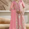 Elan Studio E 7 A-D Chiffon Salwar Suit Catalog 4 Pcs