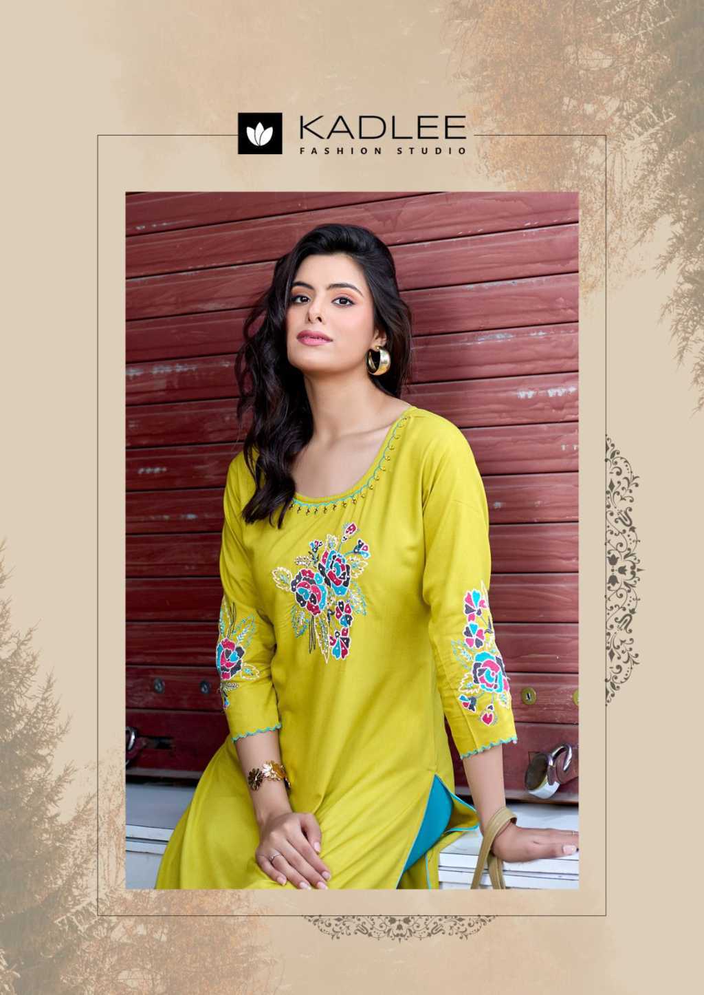 Kadlee Ladlee Vol 3 Rayon Kurti Catalog 6 Pcs (10) Kadlee Ladlee Vol 3 Rayon Kurti Catalog 6 Pcs - Image 11