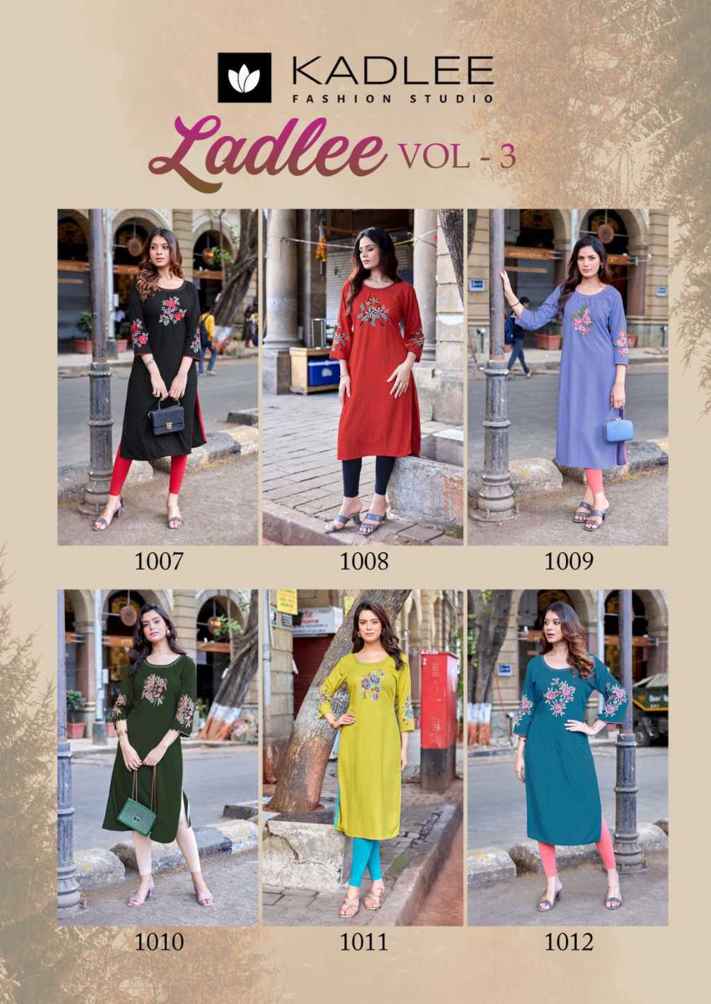 Kadlee Ladlee Vol 3 Rayon Kurti Catalog 6 Pcs (12) Kadlee Ladlee Vol 3 Rayon Kurti Catalog 6 Pcs - Image 13