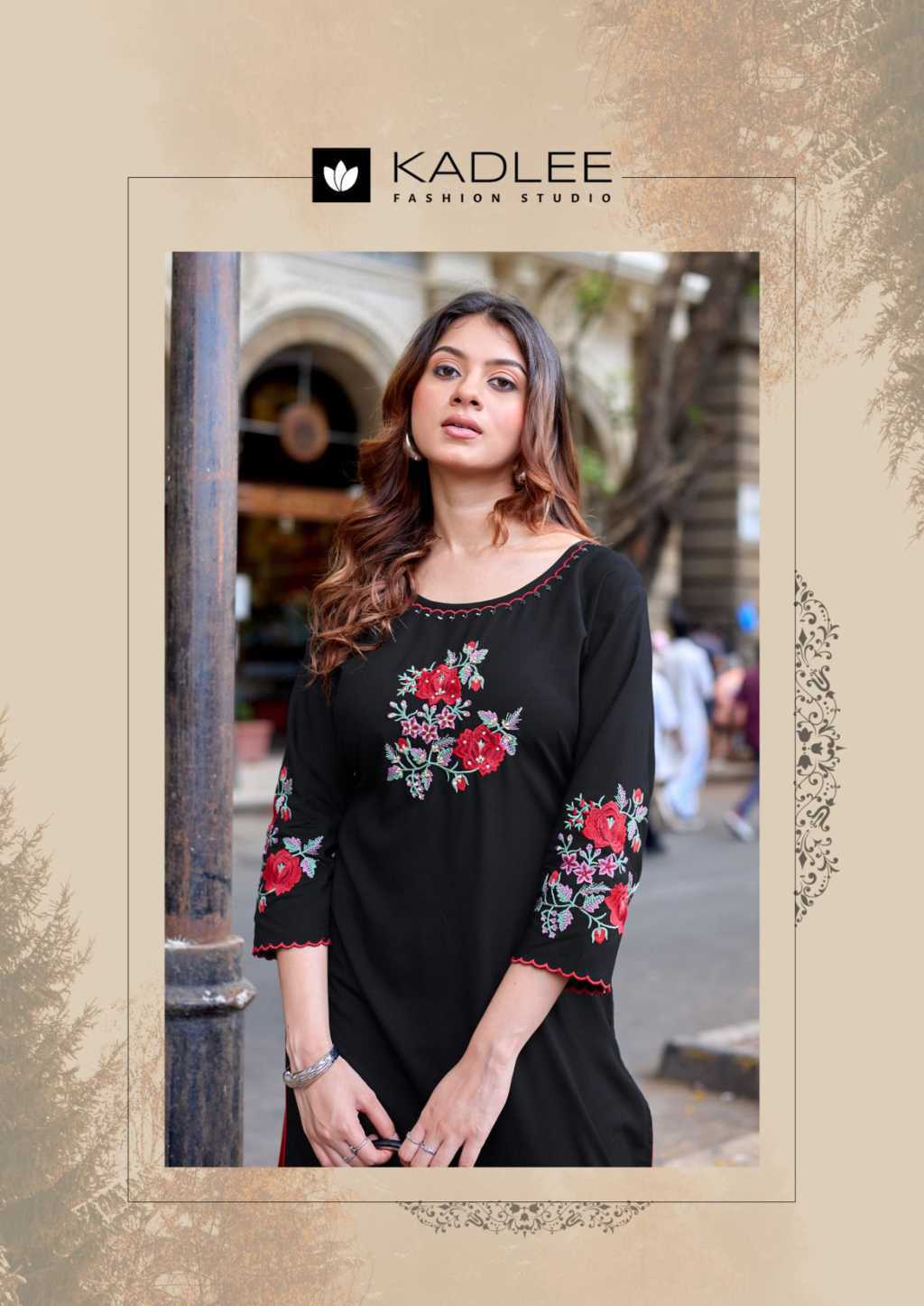 Kadlee Ladlee Vol 3 Rayon Kurti Catalog 6 Pcs (2) Kadlee Ladlee Vol 3 Rayon Kurti Catalog 6 Pcs - Image 3