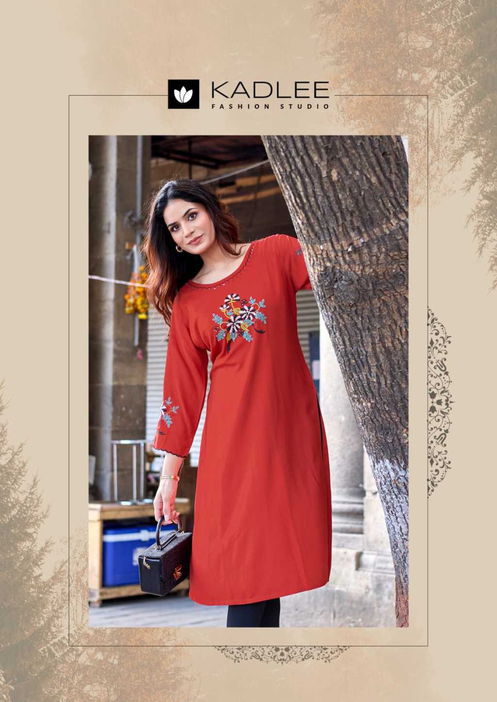 Kadlee Ladlee Vol 3 Rayon Kurti Catalog 6 Pcs (5) Kadlee Ladlee Vol 3 Rayon Kurti Catalog 6 Pcs - Image 6