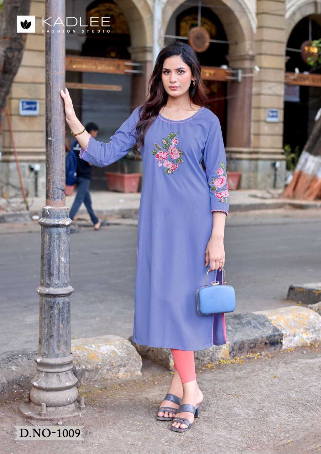 Kadlee Ladlee Vol 3 Rayon Kurti Catalog 6 Pcs (6) Kadlee Ladlee Vol 3 Rayon Kurti Catalog 6 Pcs - Image 7