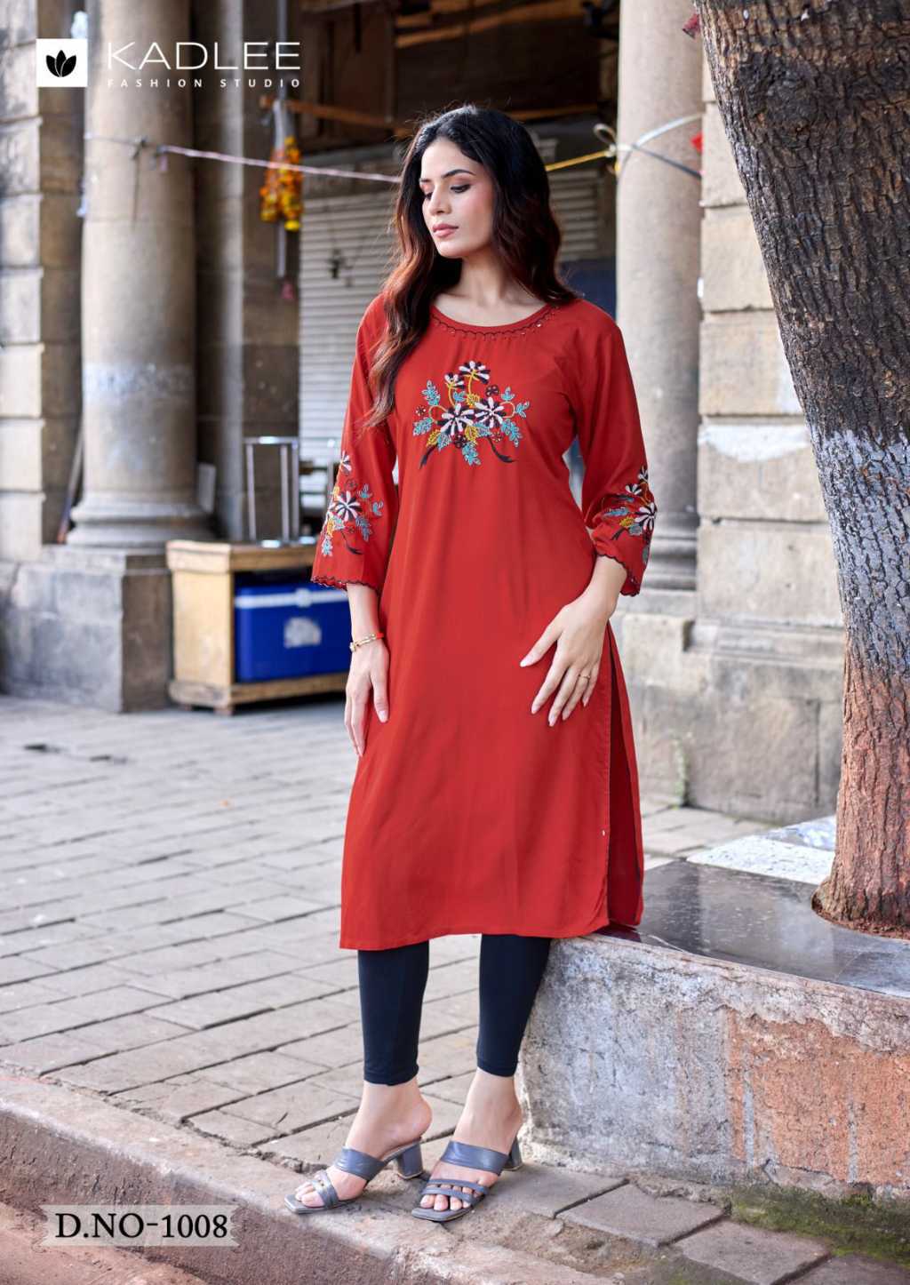 Kadlee Ladlee Vol 3 Rayon Kurti Catalog 6 Pcs (8) Kadlee Ladlee Vol 3 Rayon Kurti Catalog 6 Pcs - Image 9