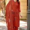 Kadlee Raahi Silk Kurti with Dupatta Bottom Catalog 6 Pcs