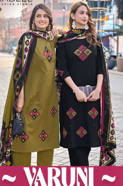 Kadlee Varuni Cotton Kurti with Dupatta Bottom Catalog 4 Pcs Kadlee Varuni Cotton Kurti with Dupatta Bottom Catalog 4 Pcs