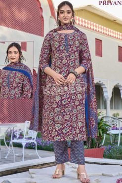 Kanika Priyanshi Vol 5 Cotton Readymade Salwar Suit Catalog 12 Pcs 247x371 - Surat Fabrics