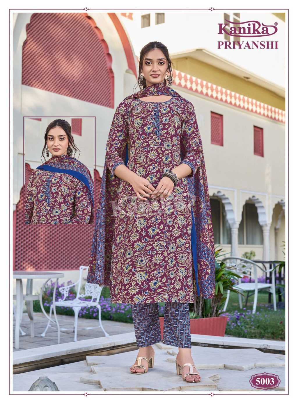 Kanika Priyanshi Vol 5 Cotton Readymade Salwar Suit Catalog 12 Pcs (4) Kanika Priyanshi Vol 5 Cotton Readymade Salwar Suit Catalog 12 Pcs - Image 5