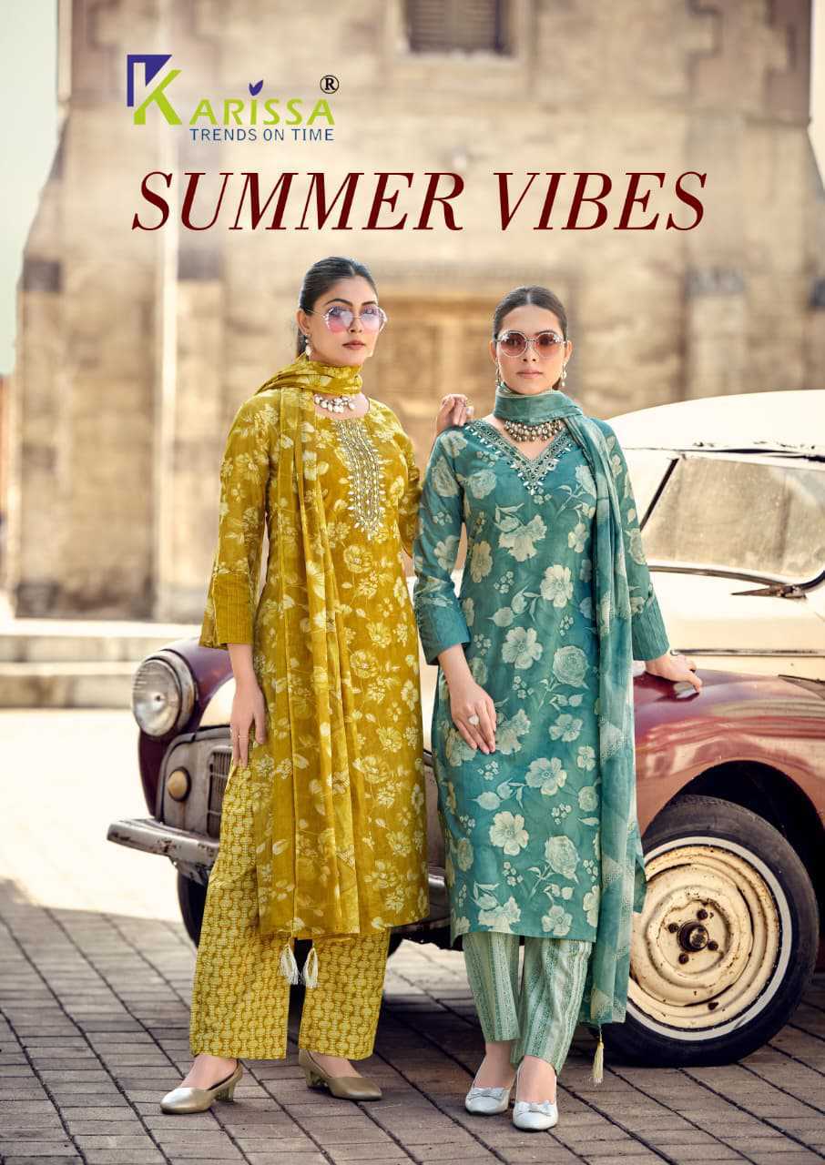 Karissa Summer Vibes Kurti with Dupatta Bottom Cotton Catalog 6 Pcs (10) Karissa Summer Vibes Kurti with Dupatta Bottom Cotton Catalog 6 Pcs - Image 11