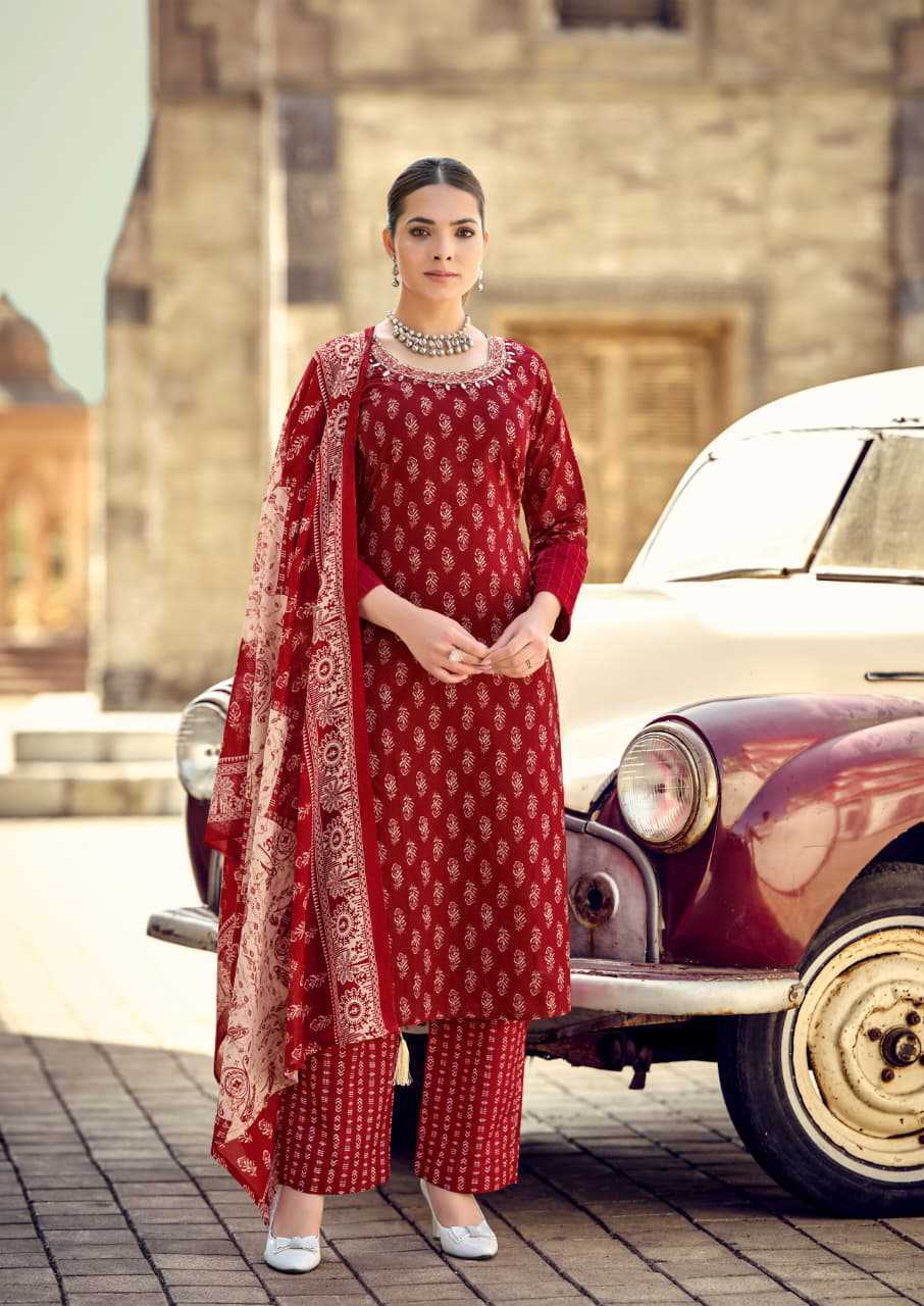 Karissa Summer Vibes Kurti with Dupatta Bottom Cotton Catalog 6 Pcs (7) Karissa Summer Vibes Kurti with Dupatta Bottom Cotton Catalog 6 Pcs - Image 8
