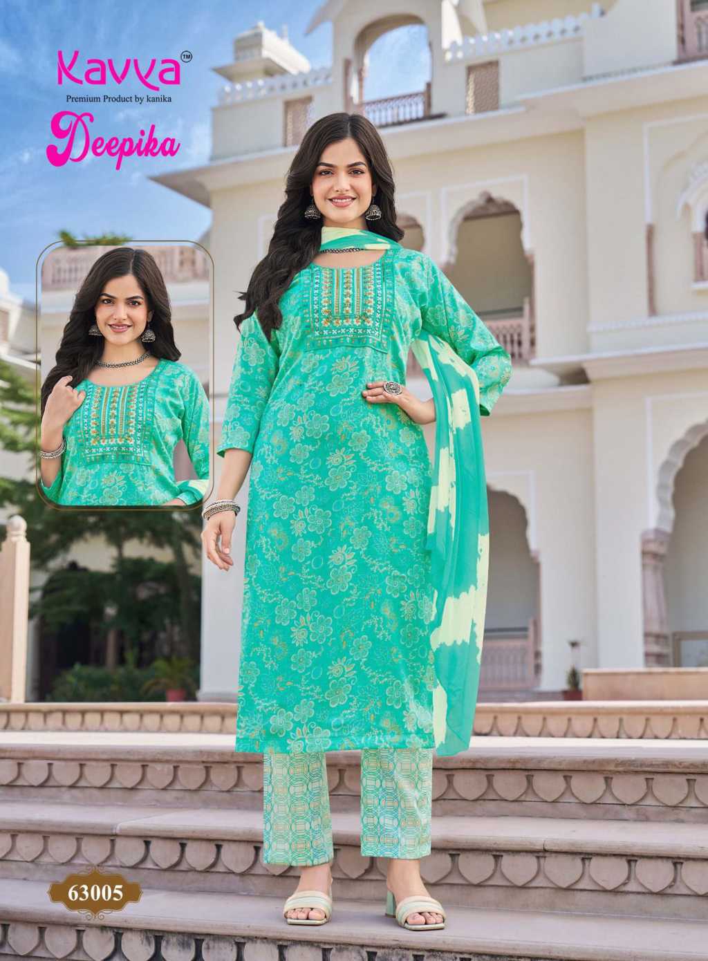 Kavya Deepika Vol 63 Fancy Readymade Suit Catalog 10 Pcs (8) Kavya Deepika Vol 63 Fancy Readymade Suit Catalog 10 Pcs - Image 9