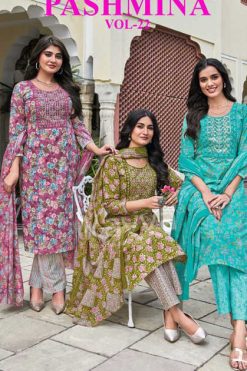 Kavya Pashmina Vol 22 Readymade Suit Catalog 10 Pcs 247x371 - Surat Fabrics