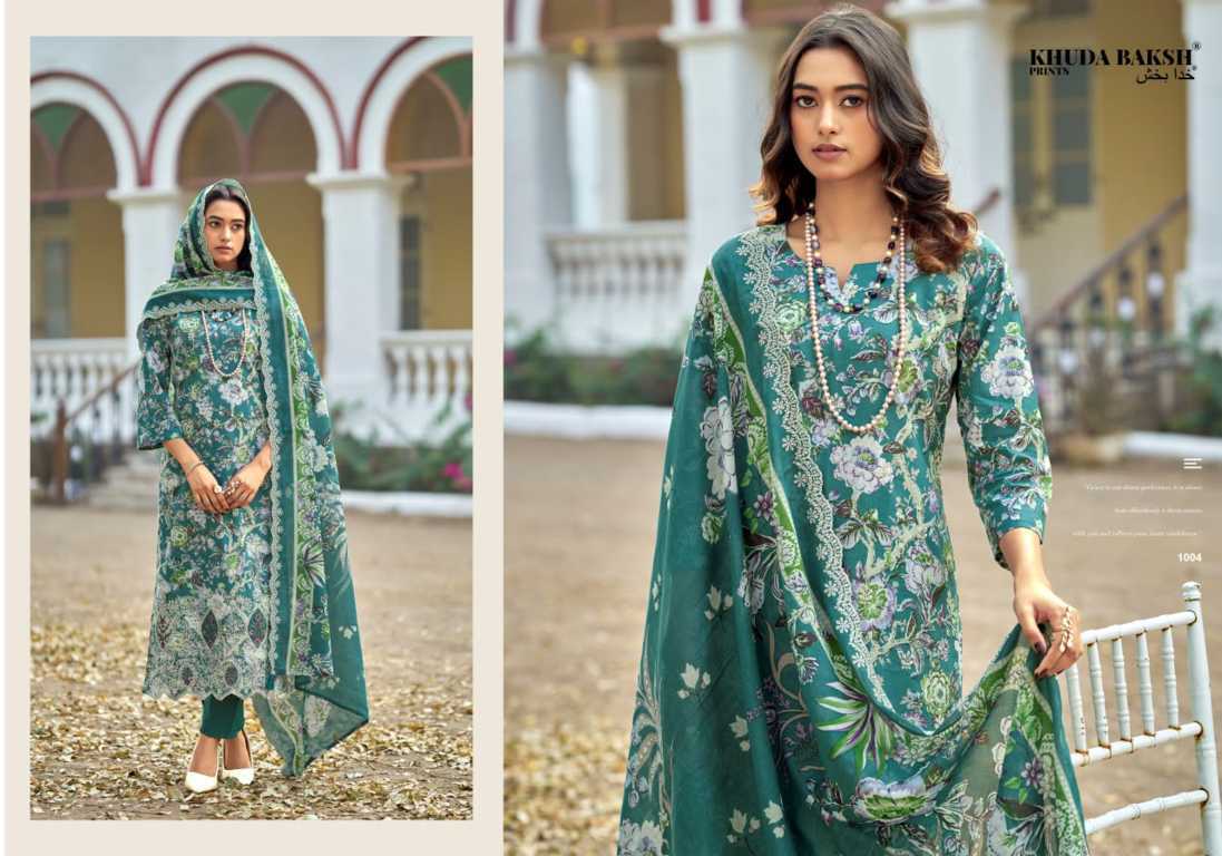 Khuda Baksh Prints Dastaan E Jashan Hit List Lawn Salwar Suit Catalog 6 Pcs (13) Khuda Baksh Prints Dastaan E Jashan Hit List Lawn Salwar Suit Catalog 6 Pcs - Image 14