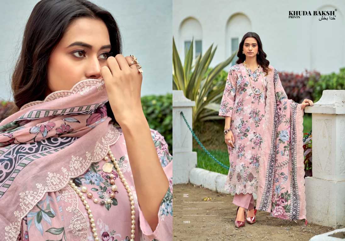 Khuda Baksh Prints Dastaan E Jashan Hit List Lawn Salwar Suit Catalog 6 Pcs (14) Khuda Baksh Prints Dastaan E Jashan Hit List Lawn Salwar Suit Catalog 6 Pcs - Image 15