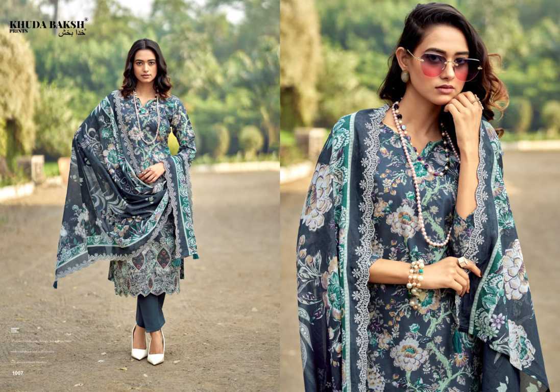 Khuda Baksh Prints Dastaan E Jashan Hit List Lawn Salwar Suit Catalog 6 Pcs (17) Khuda Baksh Prints Dastaan E Jashan Hit List Lawn Salwar Suit Catalog 6 Pcs - Image 18
