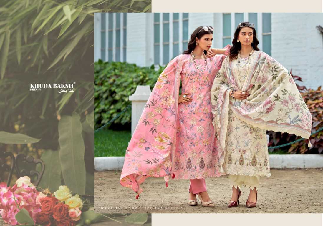 Khuda Baksh Prints Dastaan E Jashan Hit List Lawn Salwar Suit Catalog 6 Pcs (3) Khuda Baksh Prints Dastaan E Jashan Hit List Lawn Salwar Suit Catalog 6 Pcs - Image 4
