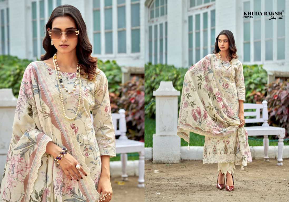 Khuda Baksh Prints Dastaan E Jashan Hit List Lawn Salwar Suit Catalog 6 Pcs (5) Khuda Baksh Prints Dastaan E Jashan Hit List Lawn Salwar Suit Catalog 6 Pcs - Image 6
