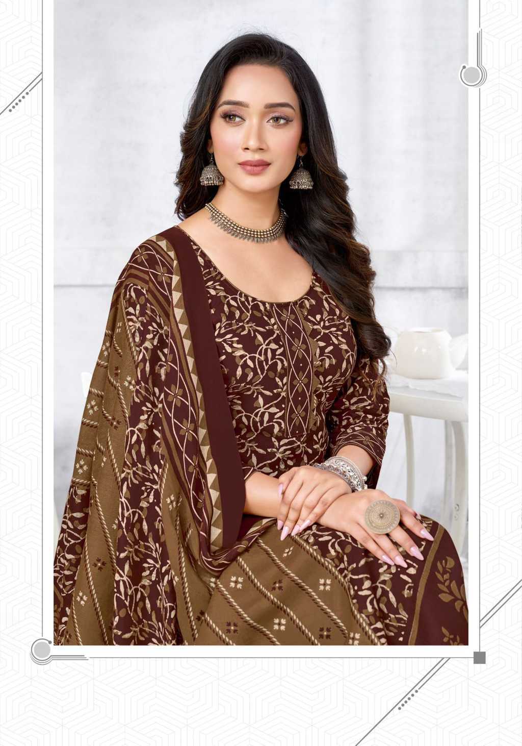 Miss World Choice Saheli Vol 18 Cotton Suit Catalog 10 Pcs (15) Miss World Choice Saheli Vol 18 Cotton Suit Catalog 10 Pcs - Image 16