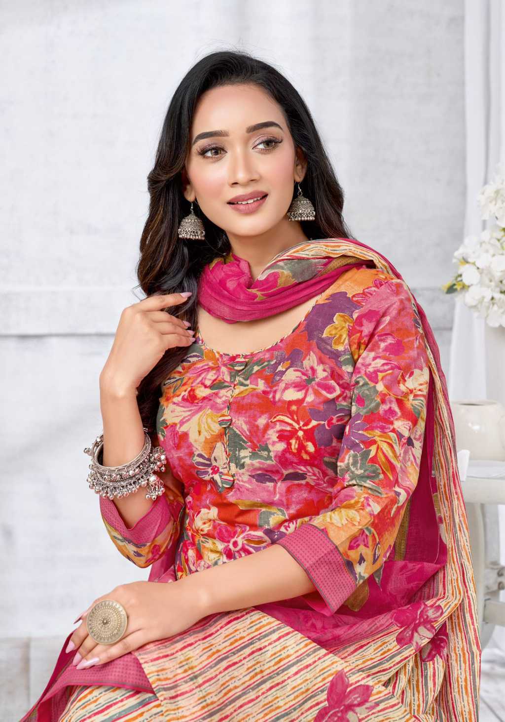 Miss World Choice Saheli Vol 18 Cotton Suit Catalog 10 Pcs (8) Miss World Choice Saheli Vol 18 Cotton Suit Catalog 10 Pcs - Image 9