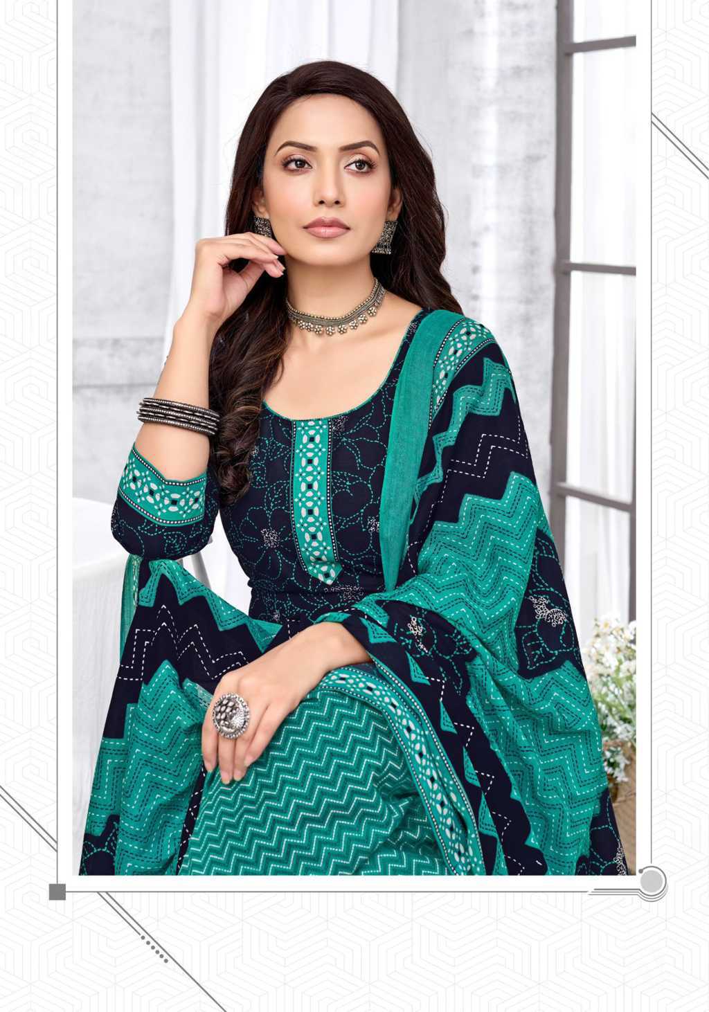 Miss World Choice Saheli Vol 18 Cotton Suit Catalog 10 Pcs (9) Miss World Choice Saheli Vol 18 Cotton Suit Catalog 10 Pcs - Image 10